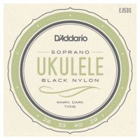 Thumbnail of D&#039;Addario EJ53S Soprano Ukulele Black Nylon