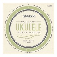 Thumbnail of D&#039;Addario EJ53S Soprano Ukulele Black Nylon