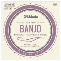 Thumbnail of D&#039;Addario EJ57 5-String Banjo, Nickel, Custom Medium, 11-22