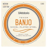 Thumbnail van D&#039;Addario EJ63 Banjo 4string Tenor Nickel Wound