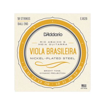Preview of D&#039;Addario EJ82B Viola Brasileira Set, Rio Abaixo and Meia Guitarra