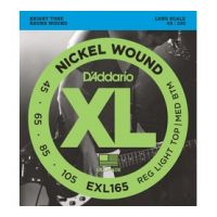Thumbnail van D&#039;Addario EXL165 Long scale XL nickelplated steel