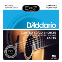 Thumbnail of D&#039;Addario EXP36 Coated 80/20 Bronze, 12-String, Light, 10-47