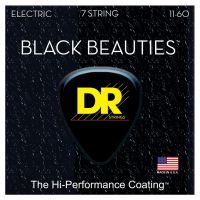 Thumbnail of DR Strings BKE7-11 Black Beauties Heavy 7-String Black coated