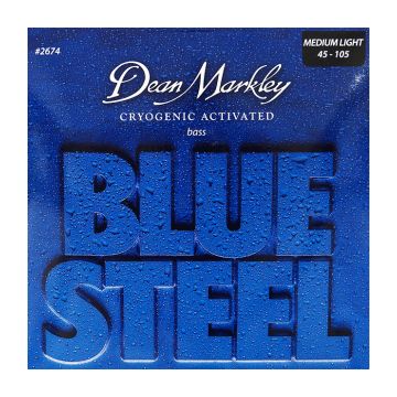 Preview of Dean Markley 2674 Blue steel bass strings 45/105