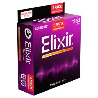 Thumbnail of Elixir 16569 - 3 pack Nanoweb Phosphor Bronze Light 16052