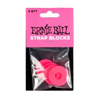 Thumbnail of Ernie Ball 5623 ERNIE BALL STRAP BLOCKS 4PK - PINK