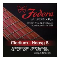 Thumbnail of Fodera S34130XL Medium Stainless,  6 string Extra long scale