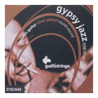 Thumbnail of Galli GSB10 Gypsy Jazz Light Silver plated roundwound