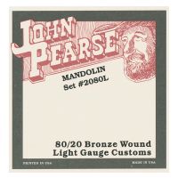 Thumbnail of John Pearse 2080L Light 80/20 bronze mandolin Loop-end