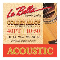 Thumbnail of La Bella 40PT Extra Light Golden Alloy Wound