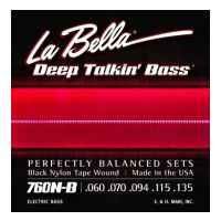 Thumbnail of La Bella 760N-B-XL Low B Black Nylon Tape Wound Extra Long