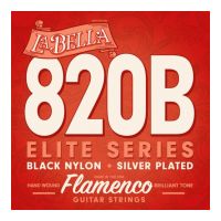Thumbnail of La Bella 820-B Flamenco Black nylon: silver plated