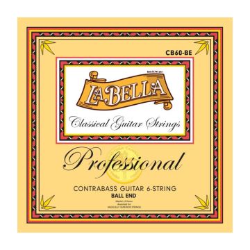 Preview of La Bella CB60-BE CLASSICAL 6-STRING CONTRA BASS, BALL ENDS