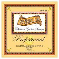 Thumbnail van La Bella CB60-BE CLASSICAL 6-STRING CONTRA BASS, BALL ENDS