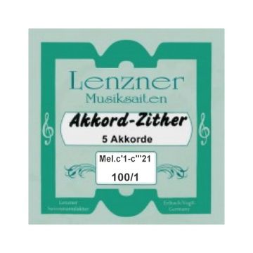 Preview of Lenzner 100/1 Soloklang Chord zither  5 chords, 41 strings,