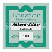 Thumbnail of Lenzner 100/2 Soloklang Chord zither  5 chords, 62 strings, (Mandoline melody strings)