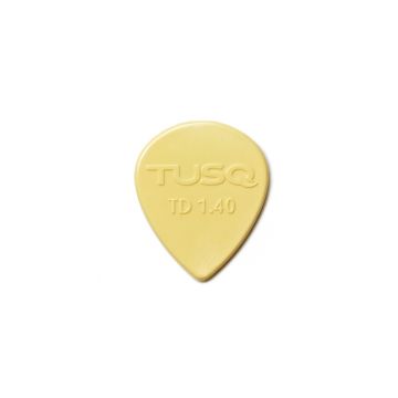 Preview of TUSQ Tear Drop Pick 1.4 mm Vintage White